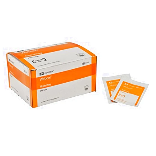 Covidien 5110 Webcol Alcohol Prep, 2-Ply, Large (Pack of 200)