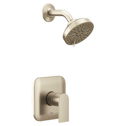 Moen UT2472EPBN Genta LX M-CORE 2-Series 1-Handle Shower Trim Kit, Valve Required, Brushed Nickel