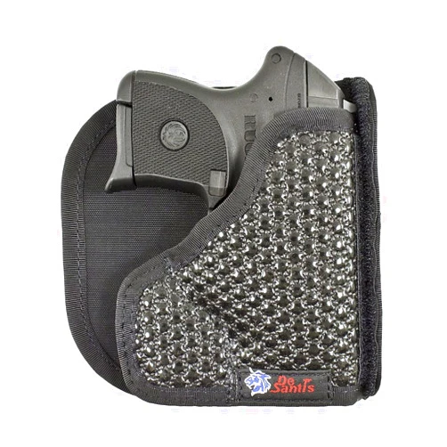 DeSantis Superfly Pocket Holster - Conceal Carry, Pocket Gun Holster, Discreet Holster for Pistols, Gun Pocket Holster, Fits the SIG P365, P365 SAS, P365 w/ Safety, P365 XL - Rubberized Fabric, Black