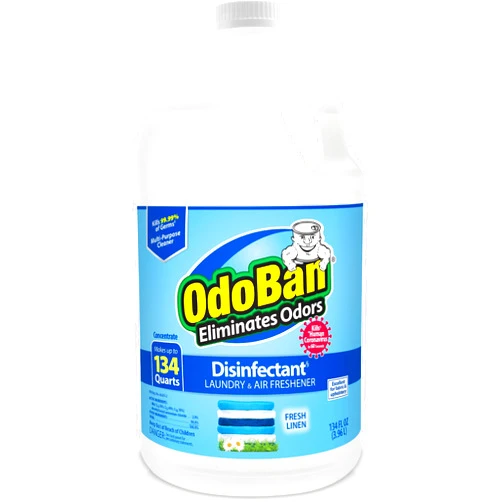 OdoBan Disinfectant Concentrate and Odor Eliminator, 134 Ounces, Fresh Linen Scent