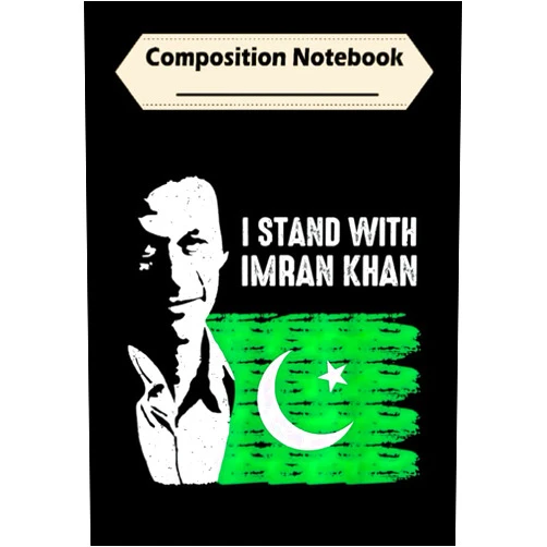 By Pierre Ivarsson (Author) Composition Notebook: I Stand With Imran Khan Support Freedom Essential, Journal 6 x 9, 100 Page Blank Lined Paperback Journal/Notebook