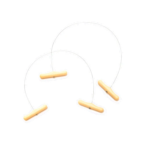 OFXDD Cheese Cutter with Wire 2 Pcs - Cheese Slicer Wire 17.7 Inch - Slicers/Strings for Block Cheese with Handles, Stainless Steel