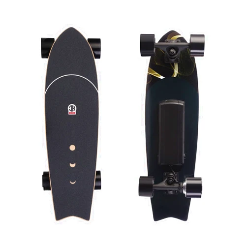 JKING Electric Skateboard Electric Longboard with Remote Control Electric Skateboard,350W Hub-Motor,12.4 MPH Top Speed,5.2 Miles Range,3 Speeds Adjustment,6 Months Warranty