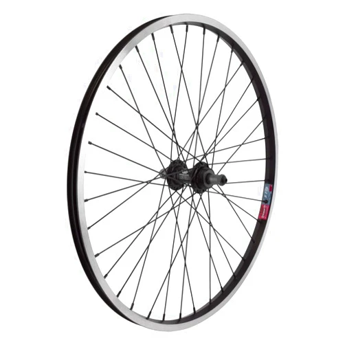 WheelMaster Rear Bicycle Wheel 24 x 1.75 36H, Alloy, Quick Release, Black