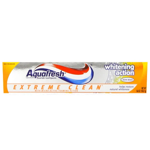 Aqua Fresh Aquafresh Extreme Clean Whitening Mint Toothpaste, 5.6 oz