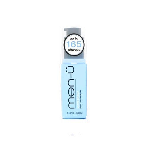 men-ü High-Performance Shaving Cream w/UP TO 165 SHAVES, mens shaving cream with Long Lasting/Ultra-Concentrate Formula with Tea Tree oil/Lubricants & Moisturisers, shaving cream mens 3.3 fl oz.…