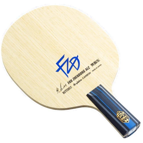 Butterfly Fan Zhendong ALC Table Tennis Blade - Professional Butterfly Table Tennis Blade - Traditional or Reverse Backhand Chinese Penhold Handle Style - Made in Japan