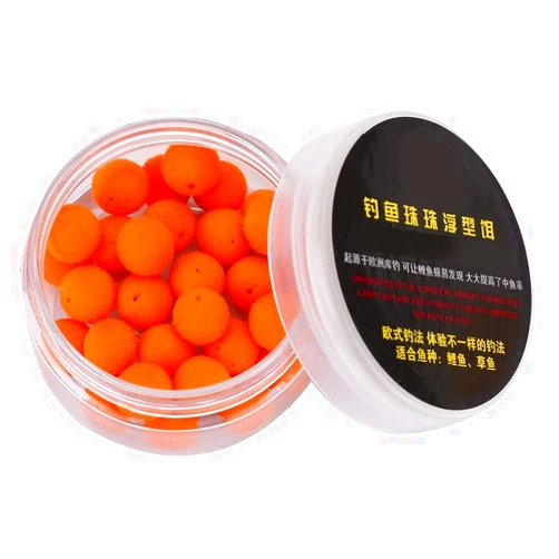 Keenso Carp Fishing Lure, 30Pcs/Box 10/12mm Smell Carp Fishing Bait Boilies Soft Bait Boilies Fishing Bait Artificial Floating Ball Beads Feeder