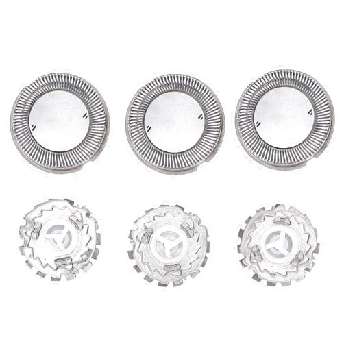 ZJchao Electric shavers Head, Electric shavers Replacement Heads Blades 3 Series Beard Cutter Replacement Blades Stainless Steel Razor Cutter Head Fit for shavers Series Replacement Heads Hq3 Hq4 Hq5 Нq6
