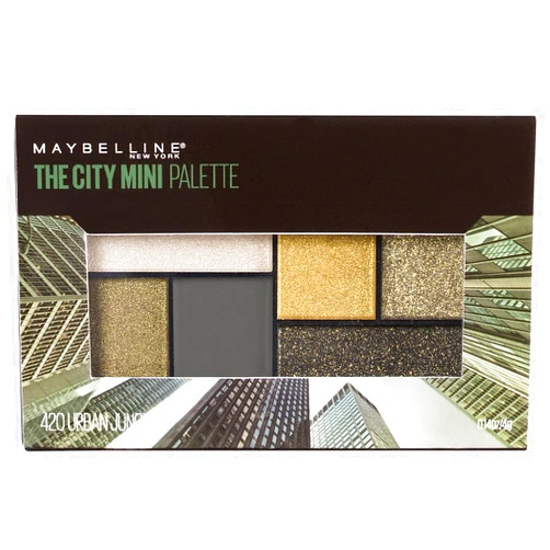 Maybelline New York Makeup The City Mini Eyeshadow Palette, Urban Jungle Eyeshadow, 0.14 oz