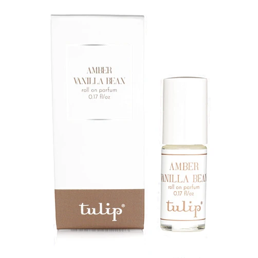 Tulip Perfume Classic Roll On Eau De Parfum, Amber Vanilla Bean, 0.6 Ounce (RO AVB)