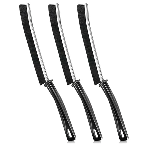 WXQGHDDF 3 Pcs Hard Bristle Cleaning Brush, Crevice Gap Cleaning Brush, Small Cleaning Brushes, Toilet Brush, Scrub Brush for Shower Tile, Multifunctional Cleaning Tools for Narrow Corner Tight Spaces
