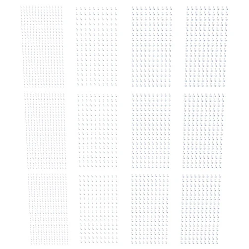 Gartful Clear Self Adhesive Rhinestone Stickers, 2790 PCS Round Gem Sticker for Crafts, Crystal Jewel Sticky Rhinestone for Scrapbooking Embellishments, DIY Crafts, Wedding, Decor, 4 Sizes(3/4/5/6mm)