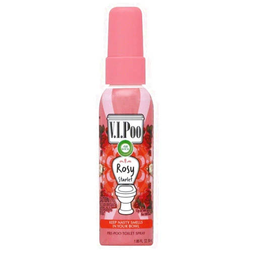 Air Wick V.I.P. Pre-Poop Toilet Spray | Rosy Starlet Scent | Contains Essential Oils | Travel Size Air Freshener | Up to 100 uses - 1.85 Ounce (Pack of 2)