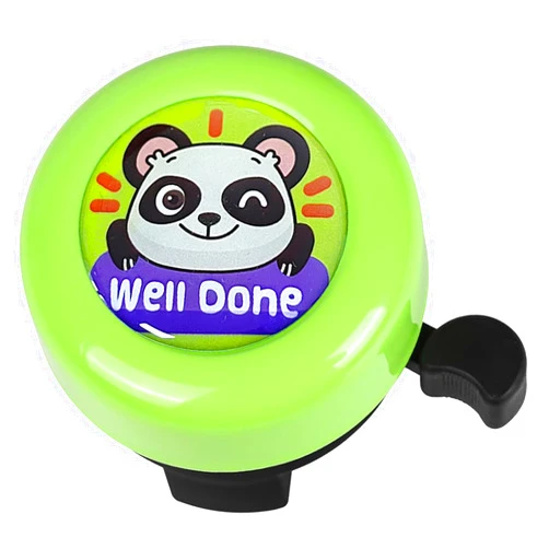 Rivsli Bike Bell for Kids Girls Boys,Cute Bike Bell with Panda Sticker,Loud Crisp Clear Sound Bicycle Bell for Adults Kids,Road Bike,Electric Bike,Cruiser Bike,Mountain Bike,Children's Bike Accessories