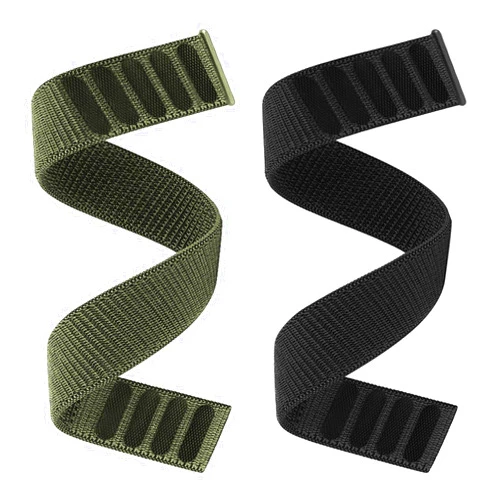 AHXLL Hook and Loop Watch Band compatible with Fenix 7S/ Fenix 6S/ 6S Pro/Fenix 5S/Instinct 2S, 20mm Nylon Sport Wristband for Garmin Fenix 5S Plus