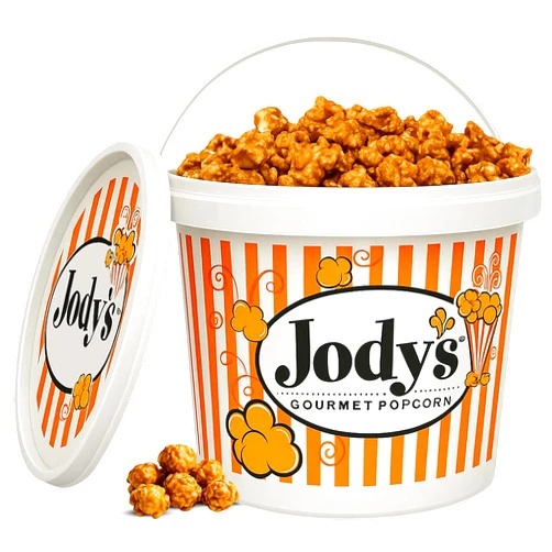 Jody's Jody’s Gourmet Caramel Corn Tub 37.5oz - Sweet Crunchy Popcorn Made with Real Butter & Non-GMO Kernels - Gluten Free, Kosher Dairy - Perfect for Sharing, Snacking & Gifting - Made in USA