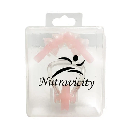 Nutravicity Silicone Swimming Ear Plugs and Nose Clip Set Pink