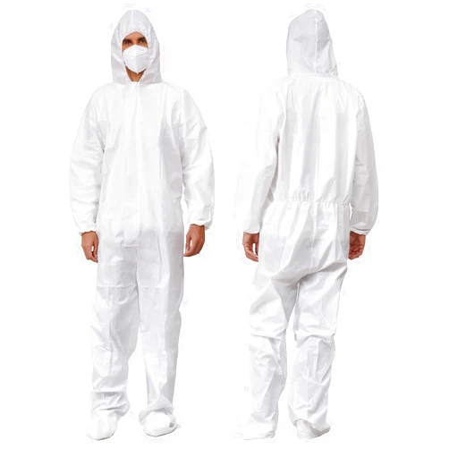 Greenour Hazmat Suits with Hood and Boots Disposable Heavy-duty Coveralls Paint Suits 2 Pack / 10 Pack