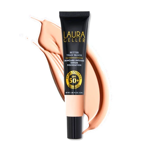 LAURA GELLER NEW YORK Better Than ‘Block Skincare-Infused Serum Foundation with Broad Spectrum SPF 50+, Fair