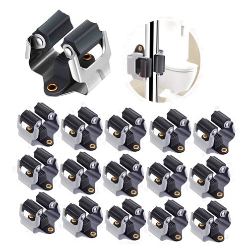 Laofoye Broom Organizer Wall Mount, Broom Clips 15 Pack, Broom Holder,Mop Holder for Kitchen,Garage,Bathroom,Garden,Laundary Room