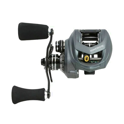 Okuma Komodo SS Large Capacity Aluminum Frame Stainless Steel Gears Low Profile Baitcaster