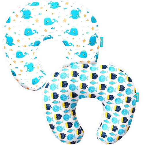 Biloban Nursing Pillow Cover 2 Pack for Breastfeeding Pillow, Ultra Soft and Cozy Nursing Pillow Slipcovers, Snug Fits Boppy Pillow, Perfect Choice for Mom