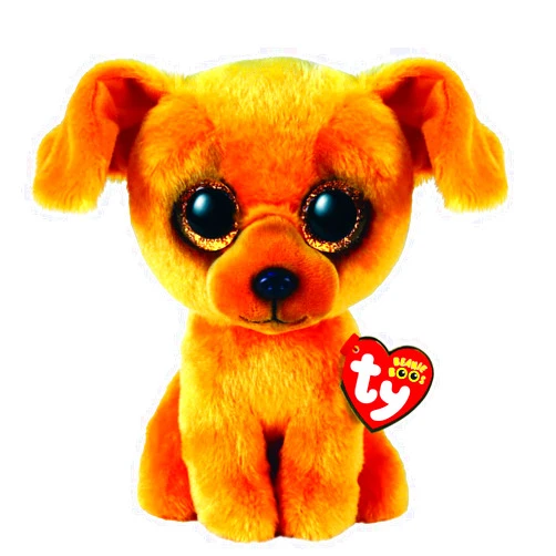 Ty Toys Beanie Boo Lightbrown Dog Zuzu - 15 CM, Brown (2009294)