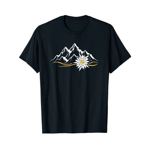 Alpen Alps Edelweiß Korbblütler Alpenblume Schweiz Alps Mountains Edelweiss Switzerland Edelweiß Alpine flower T-Shirt