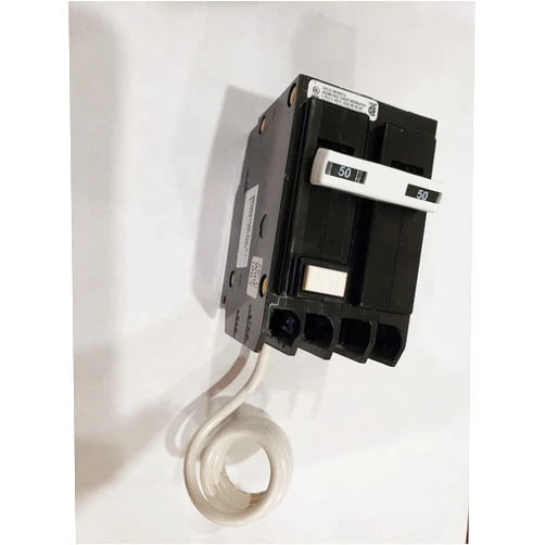EATON GFTCB250 Cutler Hammer Ground Fault Circuit Breaker, 50 A, 120/240 Vac, 10 Kaic, 14-4 Awg, 2 Poles