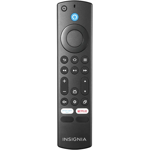 Insignia - Fire TV Replacement Remote for Insignia and Toshiba - Black