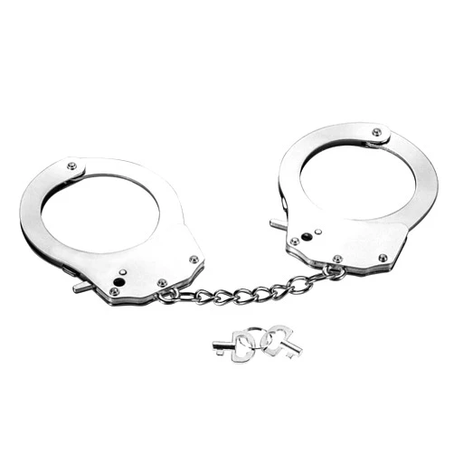 UIKMMG Metal Material Professional Toy Handcuffs, Suitable for Children, Police Cosplay Props Accessories, Kid's Gifts, for Party Games, Movie Props (Pink).
