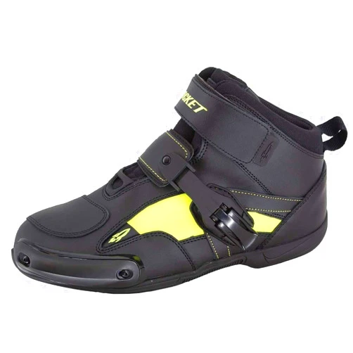 Joe Rocket mens Motorcycle Boot, Black/Hi-viz, 11 US