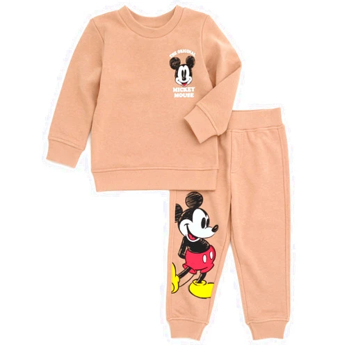 Disney Lion King Mickey Mouse Winnie the Pooh Toy Story Fleece Sweatshirt and Pants Outfit Set Newborn to Big Kid Sizes