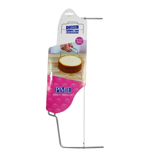 PME 18-inch Cake Leveler, Silver