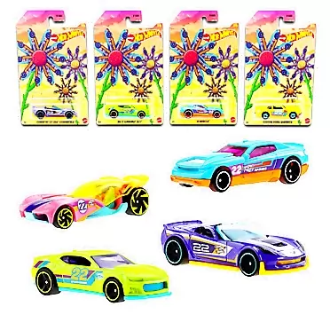 Hot Wheels Kids Cars Set Collectibles Bundle - 4 Pack Hot Wheels Spring 2022 Collections Hot Wheel Collectors Edition (Hot Wheels Spring Set)