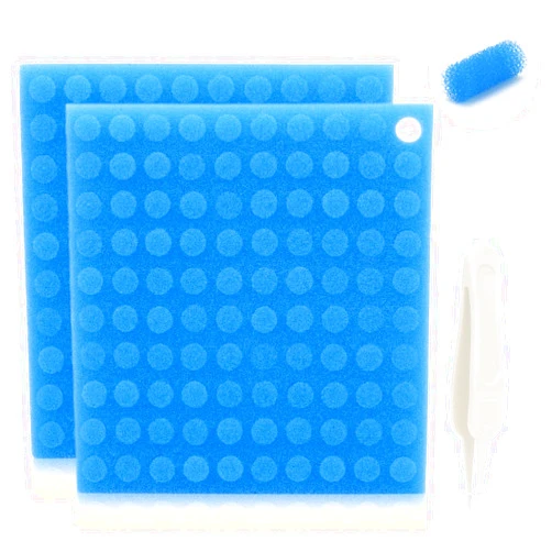 Esonto 200-Pack of Premium Nasal Aspirator Hygiene Sponges, Replacement for NoseFrida Nasal Aspirator Sponge, BPA, Phthalate & Latex Free (200 Count)