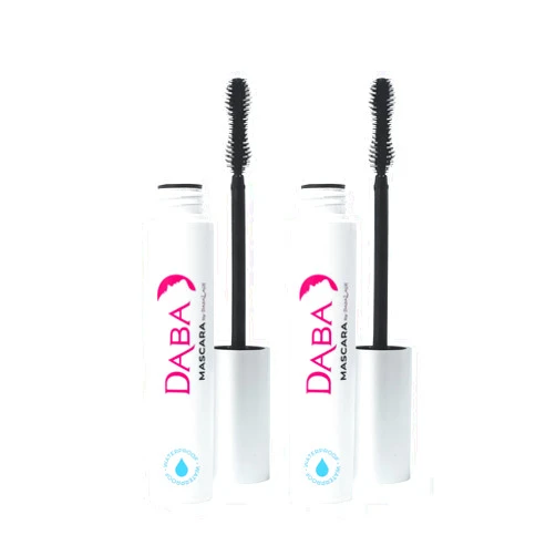 DABALASH Daba Duo Waterproof Mascara Twin Pack – Waterproof & Sweat Proof for up to 24 hours – Two 0.45 oz Mascaras, Very Black