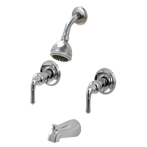 Plumb USA Trim Kit for 2-handle Shower Valve, Fit Delta, Peerless Washerless Shower, Chrome Plated -By Plumb USA