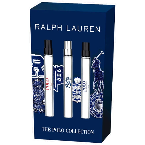RALPH LAUREN FRAGRANCES World of Polo Discovery Fragrance Set - Polo Red, Polo Blue, & Polo 67 - Eau de Toilette - 3-Piece Gift Set - Travel Size - 0.3 Fl Oz Each