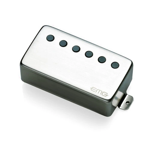 EMG 66-N Active Humbucker Neck Guitar Pickup, Brushed Chrome