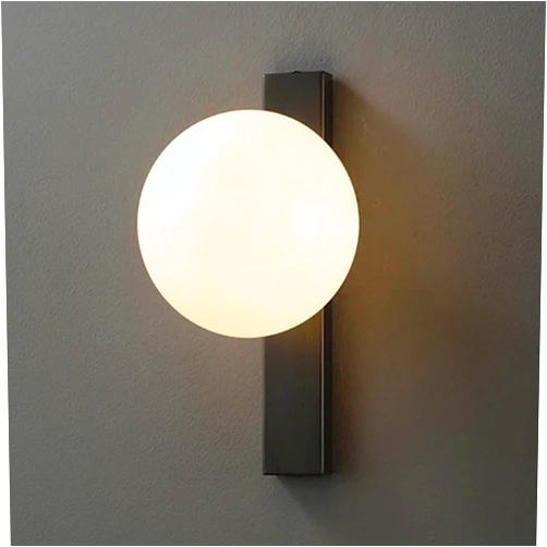 GCYHUIGJ Simple Black Copper Estiluz Circ LED Wall Sconce for Bedroom Bedside Living Room Modern Corridor Aisle Lighting Luxury Lamps(Cool White(5500-7000K))