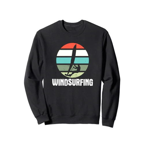 Cadeau windsurfer homme Vintage Voile Planche with Voile Sweatshirt