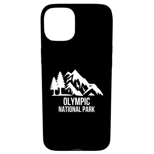 Port Angeles, WA Mountains Olympic National Park iPhone 15 Plus Olympic National Park Adventure Port Angeles Washington Case