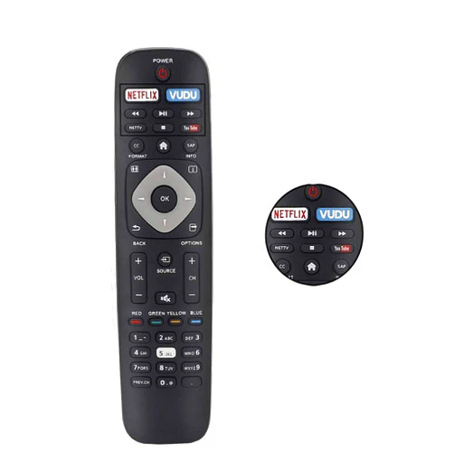 MATCOM New Universal Replacement TV Remote Control NH500UP Fit for Philips Smart TV LCD LED 4K UHD TV Television