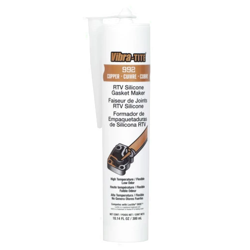 Vibra-TITE 99230 RTV Silicone Gasket Maker, 300 ml Cartridge, Copper