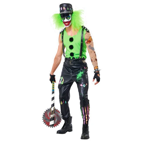 California Costumes Mens Crazed Clown