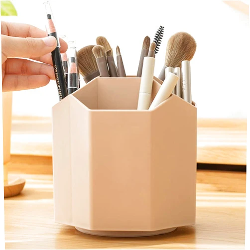 kaileyouxiangongsi Pencil-holders, Storage Rack for Office Art Supplies,Rotating, School Supplies Organizer for Pen, Colored Pencil, Art Brushes, Desktop Storage Box in Classroom & Art Studio