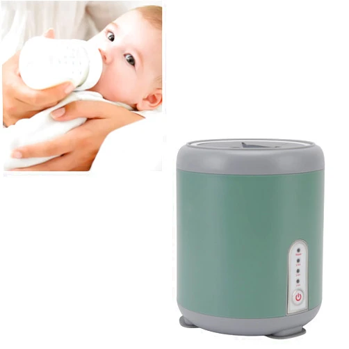 MOUMOUTEN Baby Milk Bottle Shaker USB Charging - Automatic Intelligent Electric Infant Bottle Shaker Baby Feeding Accessory Even and Delicate Milk(green)