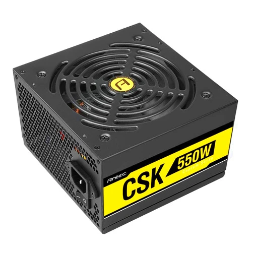 Antec Bronze Power Supply, CSK 550W 80+ Bronze Certified PSU, Continuous Power with 120mm Silent Cooling Fan, ATX 12V 2.31 / EPS 12V, Bronze Power Supply